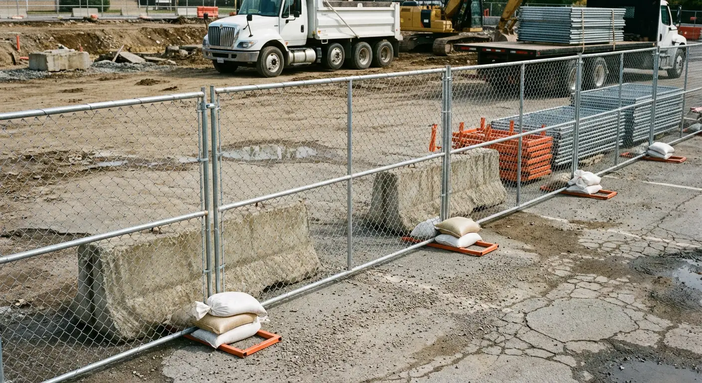 Modular Chain Link Panels in Dunwoody, GA