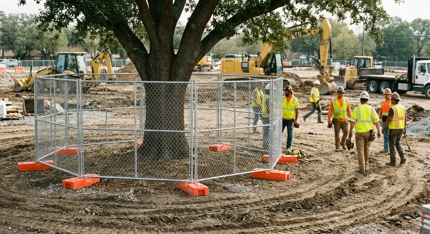 Tree Protection Zone Technical Specs in Dunwoody, GA