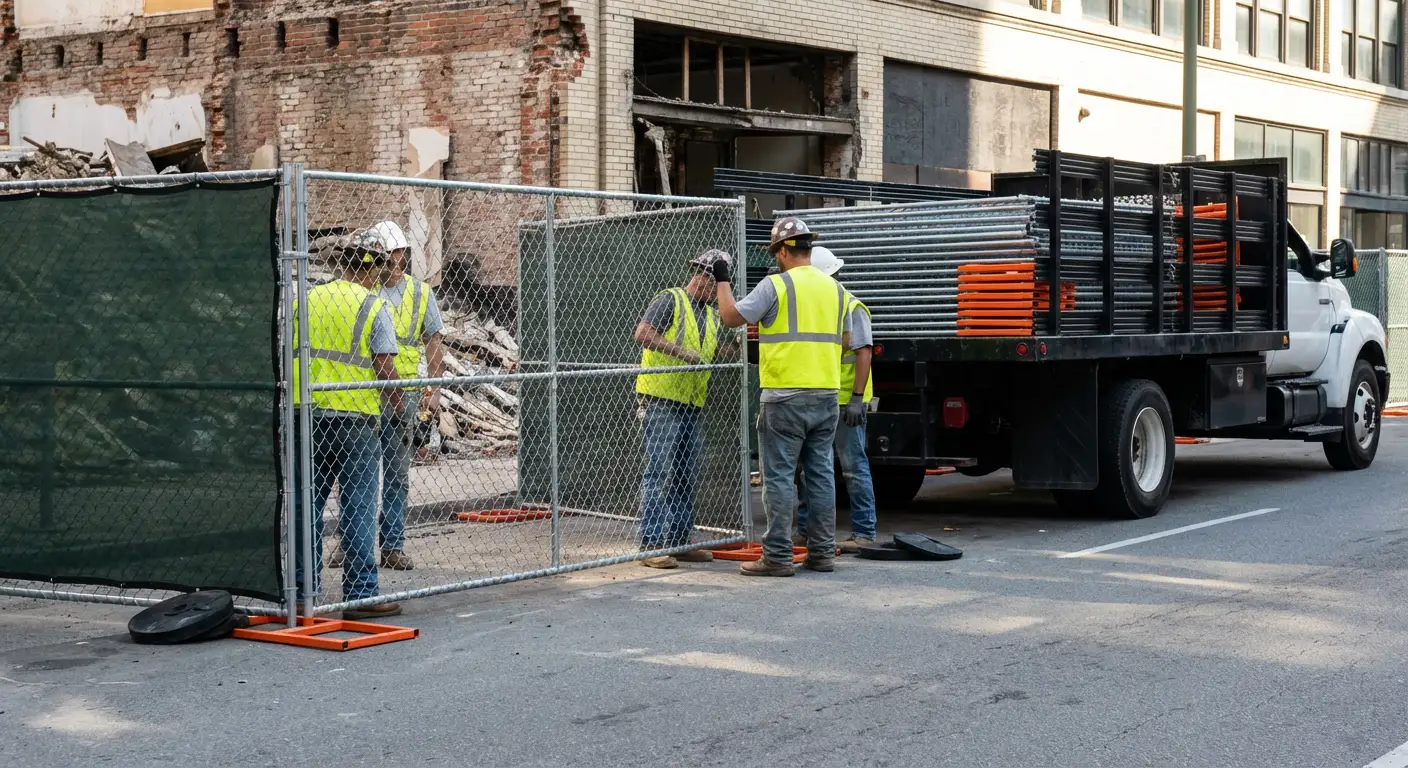 Dunwoody fencing logistics and security challenges